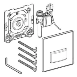 Geberit Sigma50 - Urinoir Bedieningsplaat, Chroom/zand Grijs 116.016.JL.5 -Geberit Winkel 0253d27d39523dbd8bb7e48d