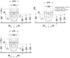 Duravit Starck 3 - Wandcloset Voor SensoWash, Wit 2226590000 -Geberit Winkel 0be39689398e49ebca185e9a