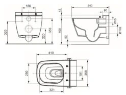 Tece TECEone - Wandcloset, Rimless, Wit 9700204 -Geberit Winkel 1eaaced3e8b2c155e0e0abdc