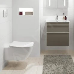 Villeroy & Boch Venticello - Wandcloset Met Softclose WC-zitting, DirectFlush, CeramicPlus, Alpine Wit 4611RSR1 -Geberit Winkel 1f838d551872ded032151abf