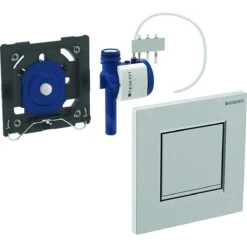 Geberit Spoelsystemen - Urinoirstuursysteem Met Pneumatische Spoelactivering, Bedieningsplaat Type 30, Glanzend Chroom/mat Chroom 116.017.KH.1 -Geberit Winkel 23c7ebfa7c66f0836b4e26b2