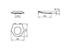 Ideal Standard Contour 21 - Closetzitting Zonder Deksel Voor Kinderclosetpot, Wit S454201 -Geberit Winkel 2500a8295d7cd9a0ec9a33db