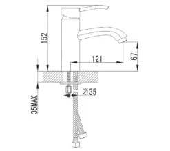 Sapho Luka - Wastafelkraan, Chroom LK02 -Geberit Winkel 27176ef1ef5bcc0b2cf147eb