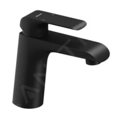 Ravak Flat - Wastafelkraan, Mat Zwart X070173