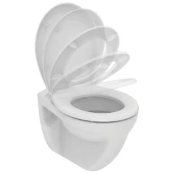 Ideal Standard Eurovit - Hangend Toilet, Vlakspoel, Wit V340301 -Geberit Winkel 2c8298efe426fb629a62e926