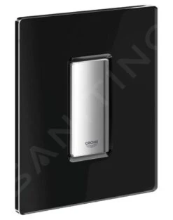 Grohe Skate Cosmo - Bedieningsplaat, Chroom/glas Velvet Black, Zwart 38846KS0
