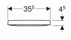 Geberit Selnova Square - WC-zitting, Duroplast, SoftClose, Wit 501.557.01.1 -Geberit Winkel 2d94b88f0f354cbd790df926
