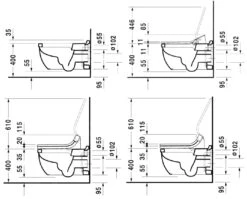 Duravit Starck 3 - Wandcloset Voor SensoWash, Wit 2226590000 -Geberit Winkel 394285b1a11c6449e2c3edf8