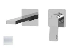 Paffoni Tilt - Inbouw Wastafelkraan Incl. Inbouwdeel, 2-gats, Mat Wit TI106BO70