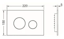 Tece TECEloop - Bedieningsplaat, Zwart 9240924 -Geberit Winkel 4fe5a364bc919cfd9054aafa