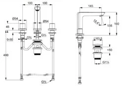 Kludi Ameo - Wastafelkraan, 3-gats, Chroom 413930530 5 Kludi Ameo - Wastafelkraan, 3-gats, Chroom 413930530 -Geberit Winkel 74995e05111e6eaf10c99ce1
