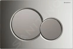 Geberit Sigma01 - Bedieningsplaat, Glanzend Chroom/mat Chroom 115.770.KA.5