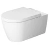 Duravit ME By Starck - Hangend Toilet, Met HygieneGlaze, Wit/mat Wit 2528099000 2 Duravit ME By Starck - Hangend Toilet, Met HygieneGlaze, Wit/mat Wit 2528099000 -Geberit Winkel 7d1a462aa16a747ec29123dd