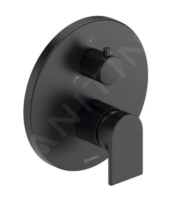 Duravit Tulum - Inbouw Badkraan, Mat Zwart TU5210012046 3 Duravit Tulum - Inbouw Badkraan, Mat Zwart TU5210012046