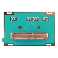 Geberit Sigma50 - Bedieningsplaat, Dual Flush Spoeling, Rood Goud/zonder Afdekplaat 115.670.00.2