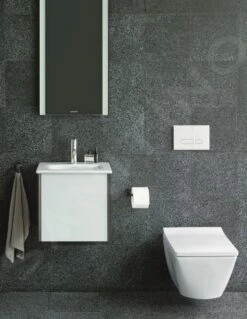 Duravit Viu - Wandtoilet, Rimless, Met WonderGliss, Alpine Wit 25110900001 -Geberit Winkel 8debc87bbb1ea736a1723b9c