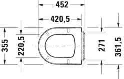 Duravit ME By Starck - Wc-zitting Met SoftClose, Wit/mat Wit 0020092600 -Geberit Winkel 8fe8c7a395f4bc6f180b3658
