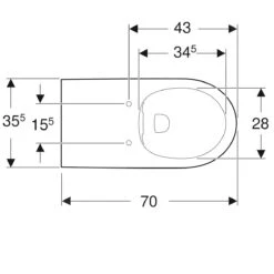 Geberit Selnova Comfort - Wandcloset, 700x355 Mm, Rimfree, Wit 500.262.01.1 -Geberit Winkel 91eee85b1bafcf8ea9c2719d