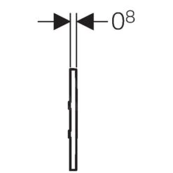 Geberit Spoelsystemen - Urinoirstuursysteem Met Elektronische Spoelactivering Type 30, Netvoeding, Alpine Wit 116.027.KJ.1 -Geberit Winkel 9f5fcac8ad00e1badc563003 1