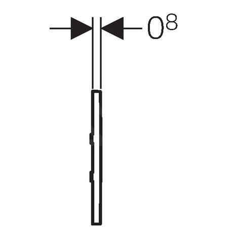 Geberit Spoelsystemen - Urinoirstuursysteem Met Elektronische Spoelactivering Type 30, Batterijvoeding, Alpine Wit 116.037.KJ.1 5 Geberit Spoelsystemen - Urinoirstuursysteem Met Elektronische Spoelactivering Type 30, Batterijvoeding, Alpine Wit 116.037.KJ.1 - Afbeelding 3