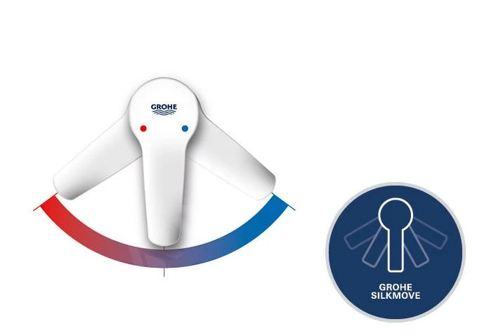 Grohe Atrio - Wastafelkraan Met Waste En Draaibare Uitloop, XL-size, Chroom 32647003 6 Grohe Atrio - Wastafelkraan Met Waste En Draaibare Uitloop, XL-size, Chroom 32647003 - Afbeelding 4