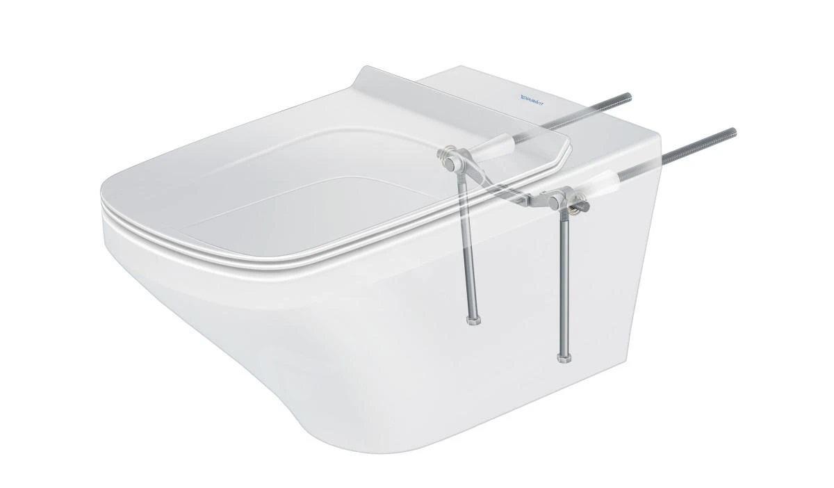 Duravit Darling New - Wandtoilet, Rimless, DuraFix, Alpine Wit 2557090000 6 Duravit Darling New - Wandtoilet, Rimless, DuraFix, Alpine Wit 2557090000 - Afbeelding 4