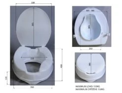 Sapho Ridder WC-zittingen - WC-zitting Verhoogd 100 Mm, Zonder Grepen, Wit A0071001 -Geberit Winkel aa7e6a93a0cef96f7bd92295