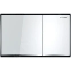 Geberit Sigma60 - Toilet Bedieningspaneel, Wit/glas 115.640.SI.1