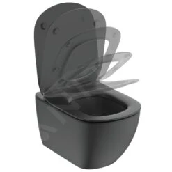Ideal Standard Tesi - Hangend Toilet Met SoftClose Wc Bril, Aquablade, Zwart T3546V3 -Geberit Winkel aeafd37f5b7ffbe067b6cb4c