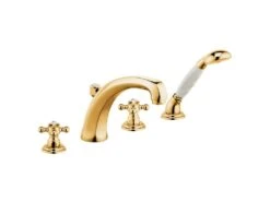 Kludi Adlon - Badrandkraan, 4-gats, Goud 515244520