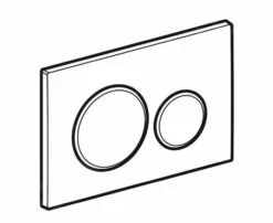 Geberit Sigma20 - Bedieningsplaat, Dual Flush Spoeling, Wit/mat Wit 115.882.11.1 -Geberit Winkel cfddeefdcda7afd3c03f1caa 1