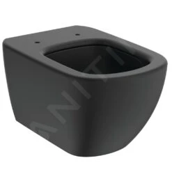 Ideal Standard Tesi - Hangend Toilet Met SoftClose Wc Bril, Aquablade, Zwart T3546V3 -Geberit Winkel d630eb7250012e01d8ada015