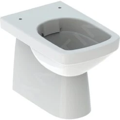 Geberit Selnova Square - Staande Toiletpot, 530x355 Mm, Rimfree, Wit 500.153.01.1
