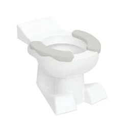 Geberit Bambini - Staand Toilet, Voor Kinderen, Achter Afvoer, Wit/grijs 212015000