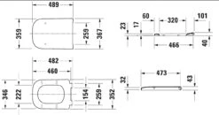 Duravit Happy D.2 - WC Bril, Met SoftClose Mechanisme, Alpine Wit 0064690099 -Geberit Winkel df23c984e143665ed59c1a7a