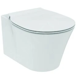 Ideal Standard Connect Air - Hangend Toilet, Rimless, Met Ideal Plus, Wit E0155MA -Geberit Winkel e2d2fa87294c25861f1128a1