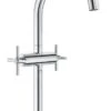 Grohe Atrio - Wastafelkraan Met Waste En Draaibare Uitloop, XL-size, Chroom 21044003