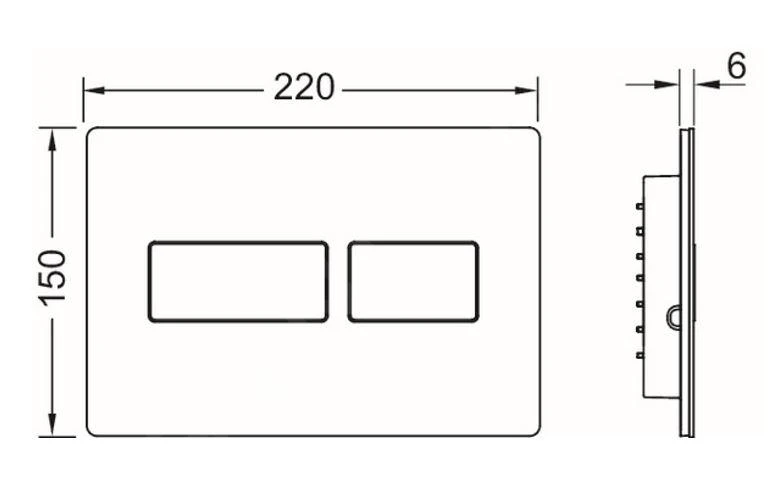 Tece TECEsolid - Bedieningsplaat, Beschermlaag Tegen Vingerafdrukken, Geborsteld Roestvrij Staal 9240434 4 Tece TECEsolid - Bedieningsplaat, Beschermlaag Tegen Vingerafdrukken, Geborsteld Roestvrij Staal 9240434 - Afbeelding 2