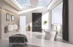 Grohe Essence - Vrijstaande Badkraan, Cool Sunrise 23491GL1 -Geberit Winkel f0a50f927f3b489fd270b04a