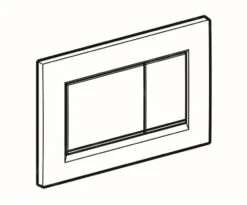 Geberit Sigma30 - Bedieningsplaat, Dual Flush Spoeling, Wit/mat Wit 115.883.11.1 -Geberit Winkel f410462eac56011b2ff89ac0