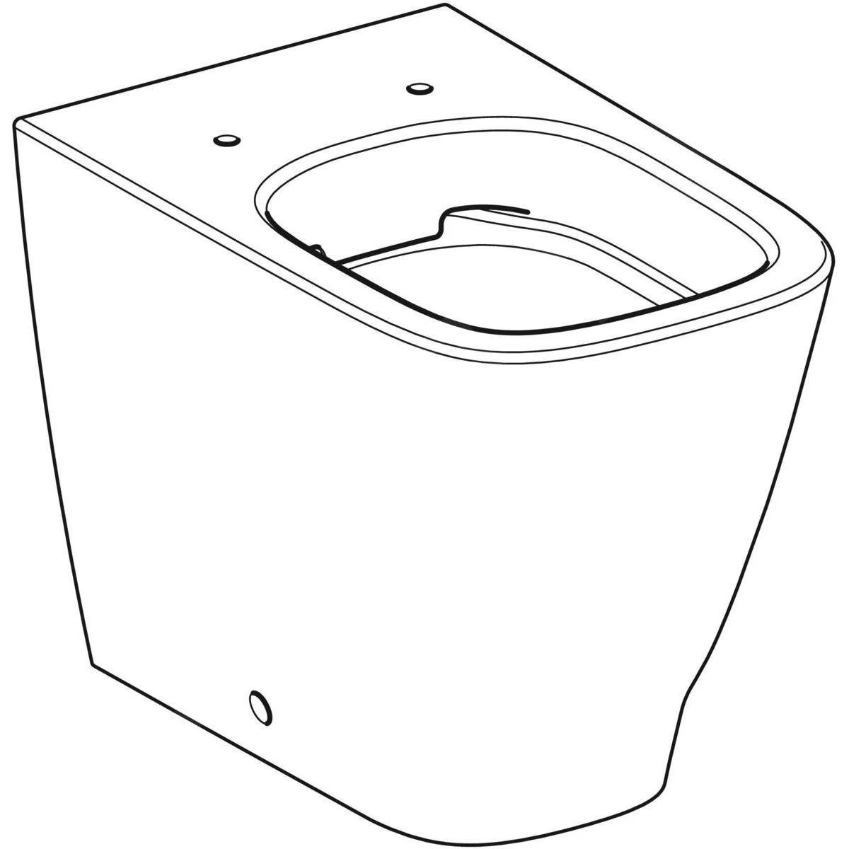 Geberit Smyle Square - Staande WC, Rimfree, Wit 500.840.00.1 5 Geberit Smyle Square - Staande WC, Rimfree, Wit 500.840.00.1 - Afbeelding 3